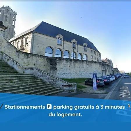 Studio Terrasse, Hypercentre, Neuf, Rdc Laon Exterior photo